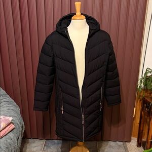 Tommy Hilfiger Black Quilted Puffer Coat